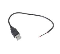 Rudiaoa 25 Cm-300cm Mâle USB Male À Ouverte 2pin Câble d'alimentation Tire Rallonge 5V 3A 22AWG pour Caméra LED Light Router