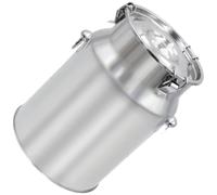 Rudiaoa 3. Seau Antirouille d'acier Inoxydable D'équipement De Traite Résistant 10L pour des Bovins Mouton Et des Chèvres Équipement Traite Portatif pour Le Bétail