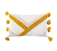 Rudiaoa 30x50cm Maroc Coussin Lombaire pour Étui Rayures Géométriques Broderie Tissé Tufté Coussin Décoratif Oreillers pour Dormir