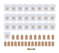 Rudiaoa 51 Pièces Sacs En Toile De Coeur D'Amour D'Emballage Élégant De Rangement À La Mode Pour Bijoux Et Petits Trésors Étui D'emballage De Bijoux À La Mode