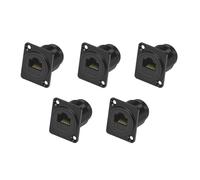 Rudiaoa Adaptateur De Connecteur Femelle À Femelle sur Panneau Gigabit Ethernet RJ45 CAT6 pour Une Transmission Réseau Vitesse Rapide Connecteur De sur Panneau Gigabit Ethernet