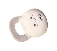 Rudiaoa Adorable Jouet en Peluche sur Le Thème du Fitness Oreiller pour Nouveau-nés Stimulation Sensorielle Kettlebell Portable pour Bébé