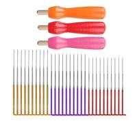 Rudiaoa Aiguille à feutrer avec manche en bois pour débutants débutants en laine pour adultes débutants