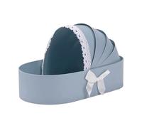 Rudiaoa Baby Showers Panier Vide Berceau Boîte-Cadeau De Fleurs en Carton Arrangement Floral pour Baby Showers Mariage Post-Partum