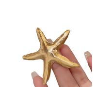 Rudiaoa Beautiful Starfishes Pins Metal Brooches Fun Jewelry Unique Badges Alloy Texture Suitable For Party And Everyday Use Casual Outfit Brooch