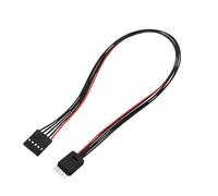 Rudiaoa Câble de démarrage 4 conducteurs pour platine d'expérimentation de 2,54 mm à 2,0 mm, interfaces de fiabilité, transmission de signaux pour le développement, ensemble de fils de raccordement