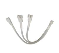 Rudiaoa Câble répartiteur multi-ventilateur 1 à 3 ports permettant un contrôle simultané des ventilateurs de refroidissement avec connecteurs renforcés