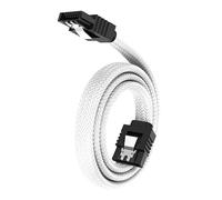 Rudiaoa Câble Série SATAIII 50cm Manchon Tressé En Nylon Anti-emmêlement Avec Mécanisme De Verrouillage Pour PC Construit Des Connecteurs SATAIII