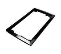 Rudiaoa Cadre de conversion de navigation de véhicule 25,4 à 22,9 cm ABS Montage sur tableau de bord pour systèmes stéréo améliorés Cadre multimédia de voiture ABS