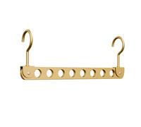 Rudiaoa Cintre Pliable en Aluminium 6/8 Crochets pour Petits Espaces Écharpes Suspendues Cravates Manteau Outil Pratique D'organisation De La Maison Accessoire De Placard Adapté Appartements