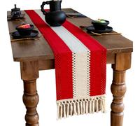 Rudiaoa Couverture De Table Noël en Tissu Polyester Facile À Nettoyer Pliable Décoration Fête Vacances Décoration Table Vacances