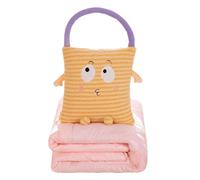 Rudiaoa Couverture d'oreiller en Peluche d'oreiller Portatif À Usage Multiple pour Les Étudiants Et Les Professionnels À La Recherche De De Commodité en Polaire Douce Confortable