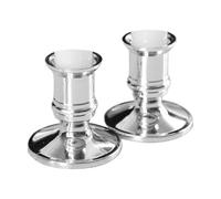 Rudiaoa De Base De Bougie en Plastique 2 Pièces Chandelier Pilier pour Bougies Électroniques Grands Bougeoirs pour Bougies Pilier