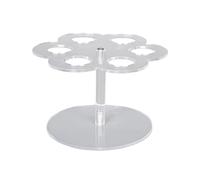 Rudiaoa De Rangement en Acrylique Transparent pour 6 Cartouches Saveur Placement Sécurisé Cartouche Efficace dans l'espace Dosettes en Acrylique Élégant pour La Maison