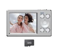 Rudiaoa Double Affichage De Caméra D'étudiant 5000W avec Le Corps 'abs Batterie Longue 'écran Arrière 1.4 Pouces pour La Caméra 'étudiant 'Adolescents avec Le Double Affichage