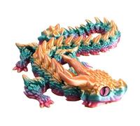 Rudiaoa Dragon Articulé Compact Jouet Coloré Anti-Stress pour Et Adultes Modèle De Dragon Articulé