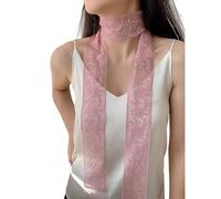 Rudiaoa Écharpe En Dentelle Délicate Légère Imprimée À La Mode Écharpes Élégantes Pour Les Occasions Spéciales Les Déplacements Quotidiens