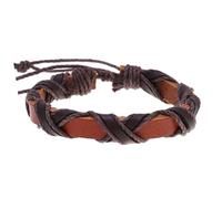 Rudiaoa en Cuir PU Robuste Tissé À La Main Pratique pour Hommes Et Femmes Accessoire pour Les Festivals Et Les Rassemblements De Musique Utilisez Un en Cuir PU