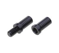 Rudiaoa Ensemble De 2pcs Camping Extérieur British 1/4 Pouce Polaire À Port Port Adaptateurs Bricolage Tube en Fibre Carbone
