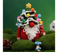 Rudiaoa Ensemble De Bricolage Crochet Noël Comprenant Des Fils À Instructions D'aiguille Accessoires Pour Débutant Ensemble Facile À Démarrer Bricolage