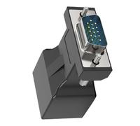 Rudiaoa Extension VGA Solide Utilisant Un Câble Ethernet Unique Extension Vidéo VGA Haute Clarté Adaptateur RJ45 pour Divers Scénarios ABS