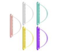 Rudiaoa Guide De Ergonomique avec Marques Mesure Et Design Incurvé pour l'art du Chocolat Et La Coupe Gâteaux Outil Professionnel D'alignement des Couches Gâteau.