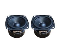 Rudiaoa Haut-parleur carré extérieur double aimant conducteur acoustique clair boîtier en caoutchouc métal pour aventures voiture auditive sortie auditive portable