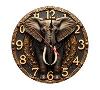 Rudiaoa Horloge Décorative Silencieuse pour Mur Panneau Acrylique Vibrant Analogique pour Les Décors D'intérieur De Bureau De Maison Mur Imprimé Vibrant
