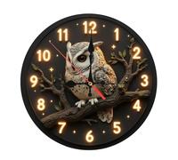 Rudiaoa Horloge Décorative Silencieuse pour Mur Panneau Acrylique Vibrant Analogique pour Les Décors D'intérieur De Bureau De Maison Mur Imprimé Vibrant