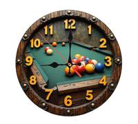 Rudiaoa Horloge Décorative Silencieuse pour Mur Panneau Acrylique Vibrant Analogique pour Les Décors D'intérieur De Bureau De Maison Mur Imprimé Vibrant