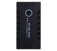 Rudiaoa Hub De Sélection Commutateur Partage USB 2.0 2 Ports D'ordinateur Partage 4 Périphériques USB pour La Plupart des Claviers Souris Imprimantes Diffusion en Direct Et sans Lecteur