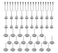 Rudiaoa Jeu De Brosses Métalliques 60 Pièces pour Outil Roue Rotative Élimination La Rouille Et Nettoyage des Surfaces Métalliques Brosse avec 3 Formes Nettoyage Métallique