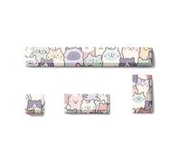 Rudiaoa Keycaps De Teinture PBT 5 Côtés pour Colorant La Barre D'espace 6.25u ESC Entre Keys Profil Keycap Set Le Clavier Mécanique Bricol