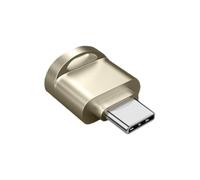 Rudiaoa Lecteur De Carte Mémoire en Aluminium Type C pour L'adaptateur TF pour Les Accessoires De Cartes Mémoire Portables du Téléphone