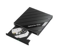 Rudiaoa Lecteurs de disques portables faciles à utiliser pour ordinateur portable Plug and Play avec interfaces USB
