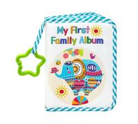 Rudiaoa Livre Photo en Tissu Doux Album De Famille Mes Premiers Bébé Bébé Mes Premiers Livres Photos Albums Mémoire Contient 4 × 6 Album Photo en Tissu