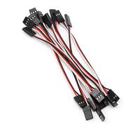 Rudiaoa Lot de 10 câbles d'extension pour quadricoptère Futaba mâle vers câble Futaba 10 cm