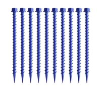 Rudiaoa Lot de 10 piquets de tente, piquets de tente, piquets de tente, piquets de tente, piquets de tente à visser