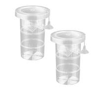 Rudiaoa Lot de 2 boîtes flottantes pour aquariums avec panneau respirant et séparateur pour un environnement d'éclosion sûr