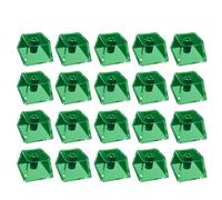 Rudiaoa Lot de 20 claviers de jeu transparents en hauteur originale avec couche de cristal pour claviers mécaniques
