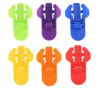 Rudiaoa Lot de 6 ouvre-canettes de boisson - Anneaux - Outil portable pour la texture de la bière