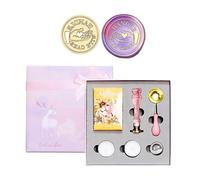 Rudiaoa Lot de cachet de perles avec tête en laiton et long manche pour lettres, enveloppes, invitations, cartes de mariage, décorations, cadeaux, enveloppes