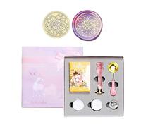 Rudiaoa Lot de cachet de perles avec tête en laiton et long manche pour lettres, enveloppes, invitations, cartes de mariage, décorations, cadeaux, enveloppes