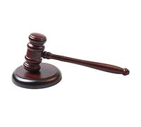 Rudiaoa Marteau en Bois Jouet Juge Cosplay Avocat Marteaux Vente Enchères Justice Costume Accessoires Accessoires pour Garçon Rôle pour Enfant Bas Âge Bébé Bois Avocat Marteau Jouet