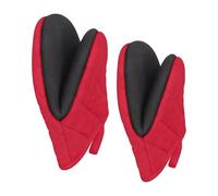 Rudiaoa Mitaines De Four Extra Longues Résistantes À La Jusqu'à 260 °C Protections Double Couche Doublées En Coton Pour La Cuisson Rôtissage Gants De Protection Thermique Double Couche