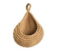 Rudiaoa Panier Tissé À La Main Élégant De Conteneur Fleurs Artisanal Suspendu pour Améliorer La Jardinière Organisateur Permettant Gagner l'espace