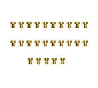 Rudiaoa Paquet De 25 Pièces Jets Principaux Carburateur pour Carb Set Buse D'injecteur 55-115 M5 Kit Principal Carburateur Buse D'injecteur Accessoires