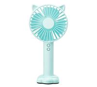 Rudiaoa Petit ventilateur de bureau portable avec dispositif de refroidissement puissant en ABS pour la mode