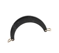 Rudiaoa Poignée de sac en résine sophistiquée avec boucles en métal pour sac à main fait à la main, sac à main, accessoire décoratif ergonomique demi-rond, 03Style, One Size