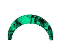 Rudiaoa Poignée de sac en résine sophistiquée avec boucles en métal pour sac à main fait à la main, sac à main, accessoire décoratif ergonomique demi-rond, 02style, One Size